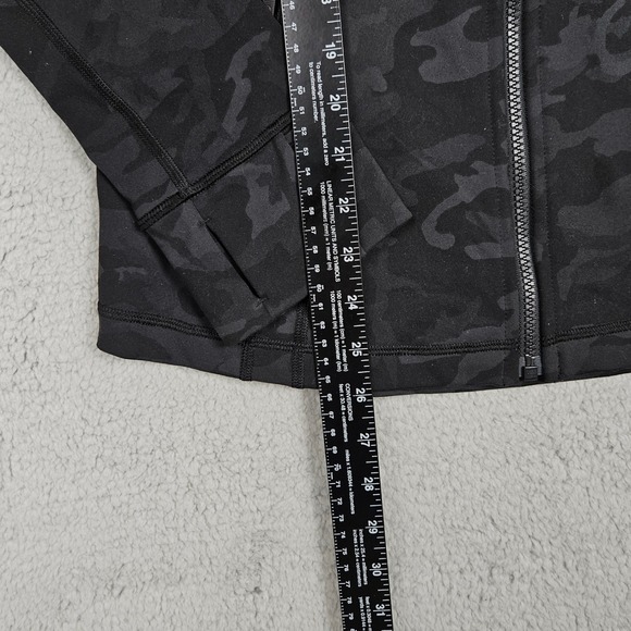 Lululemon (Womens 12) Define Jacket Full Zip Black Camo Activewear Athleisure - Picture 6 of 6
